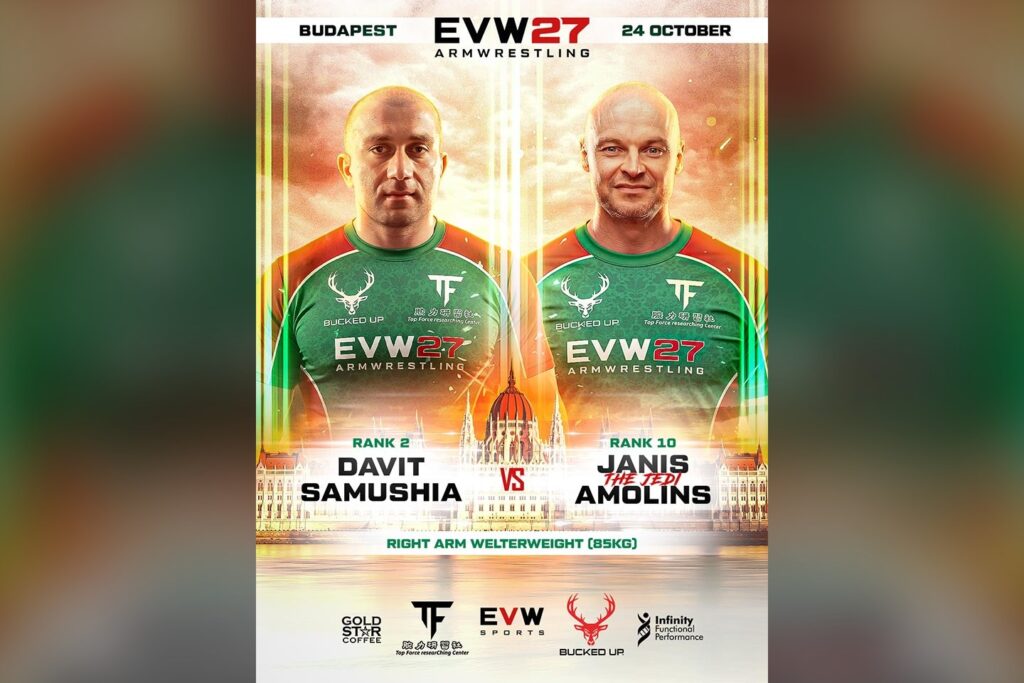 East vs West 27 (EVW27): Jānis Amoliņš pret Davit Samushia